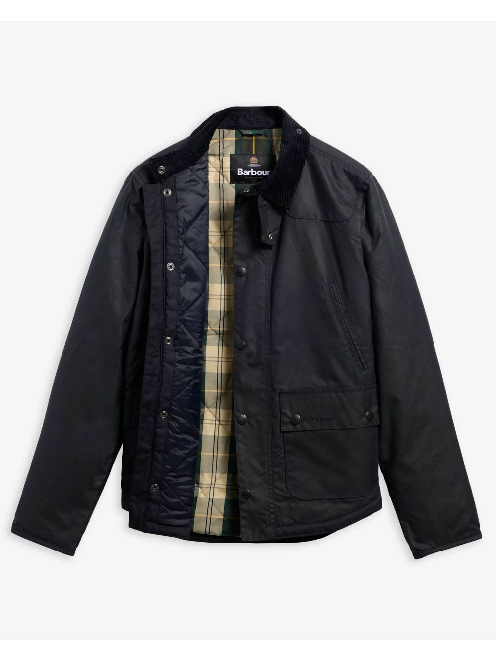 Giubbotto Barbour reelin wax Uomo - Navy