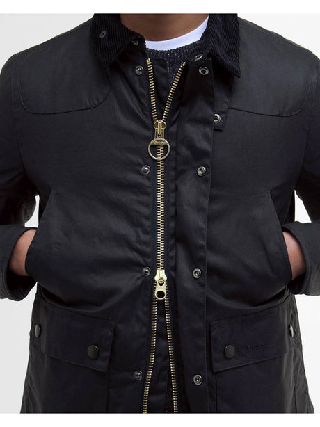Giubbotto Barbour reelin wax Uomo - Navy