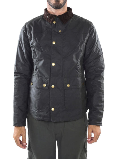 Giubbotto Barbour reelin wax Uomo - Verde