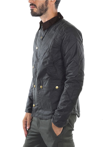 Giubbotto Barbour reelin wax Uomo - Verde
