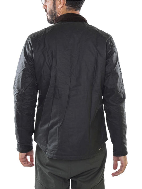 Giubbotto Barbour reelin wax Uomo - Verde
