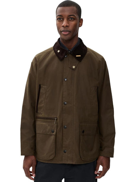 Giubbotto Barbour icons beadale wax Uomo - Marrone
