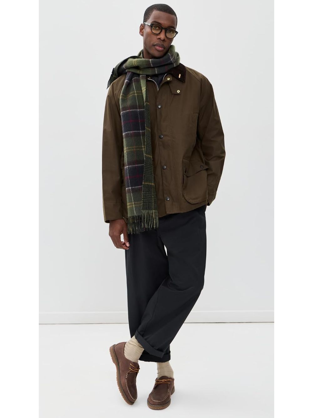 Giubbotto Barbour icons beadale wax Uomo - Marrone