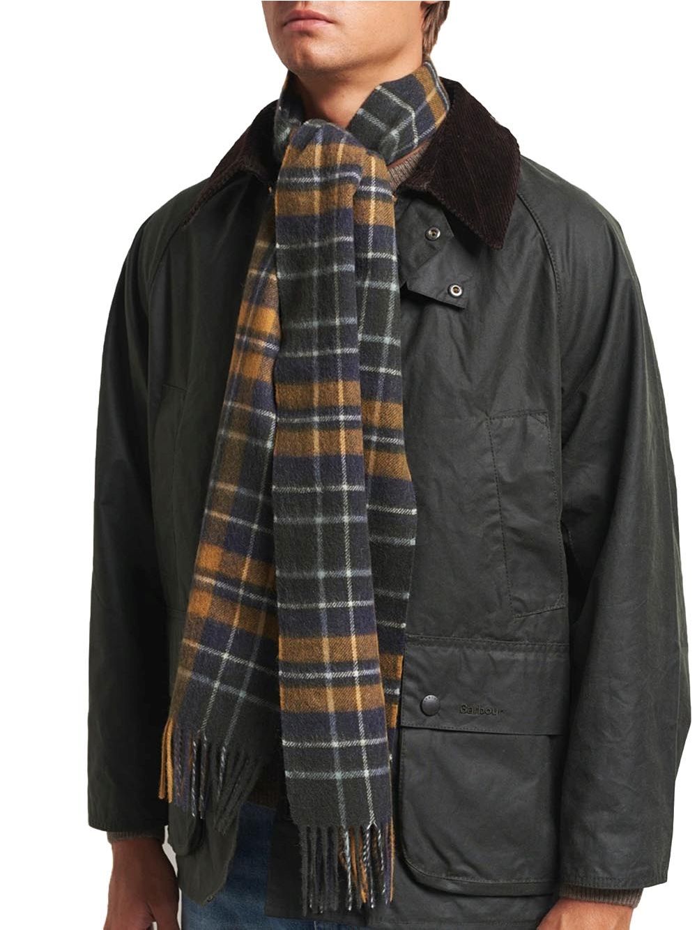 Sciarpa Barbour new check Uomo - Verde