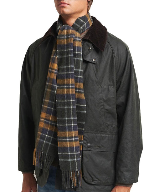 Sciarpa Barbour new check Uomo - Verde