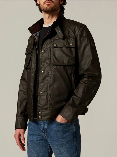 Giubbotto Belstaff RACEMASTER Uomo - Oliva