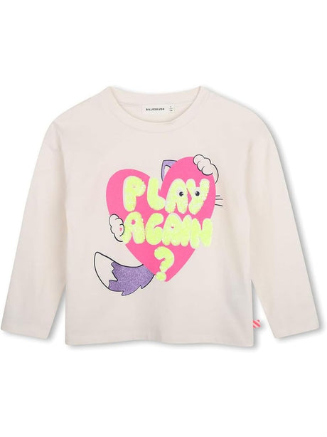 T-shirt Billieblush Bambina - Avorio