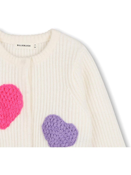 Cardigan Billieblush Bambina - Avorio