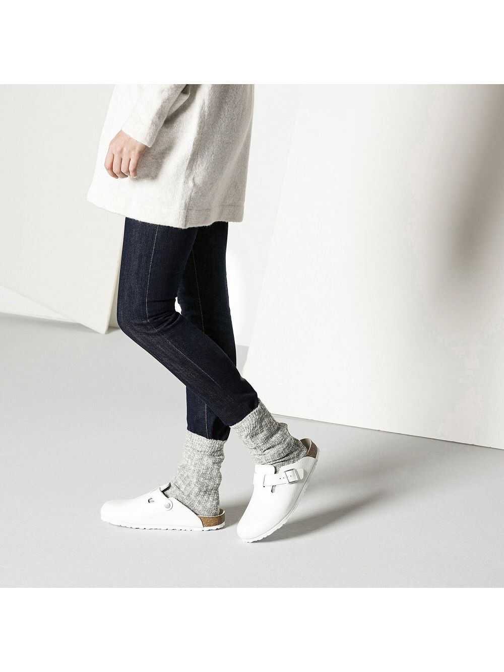 Calze Birkenstock slub Donna - Grigio