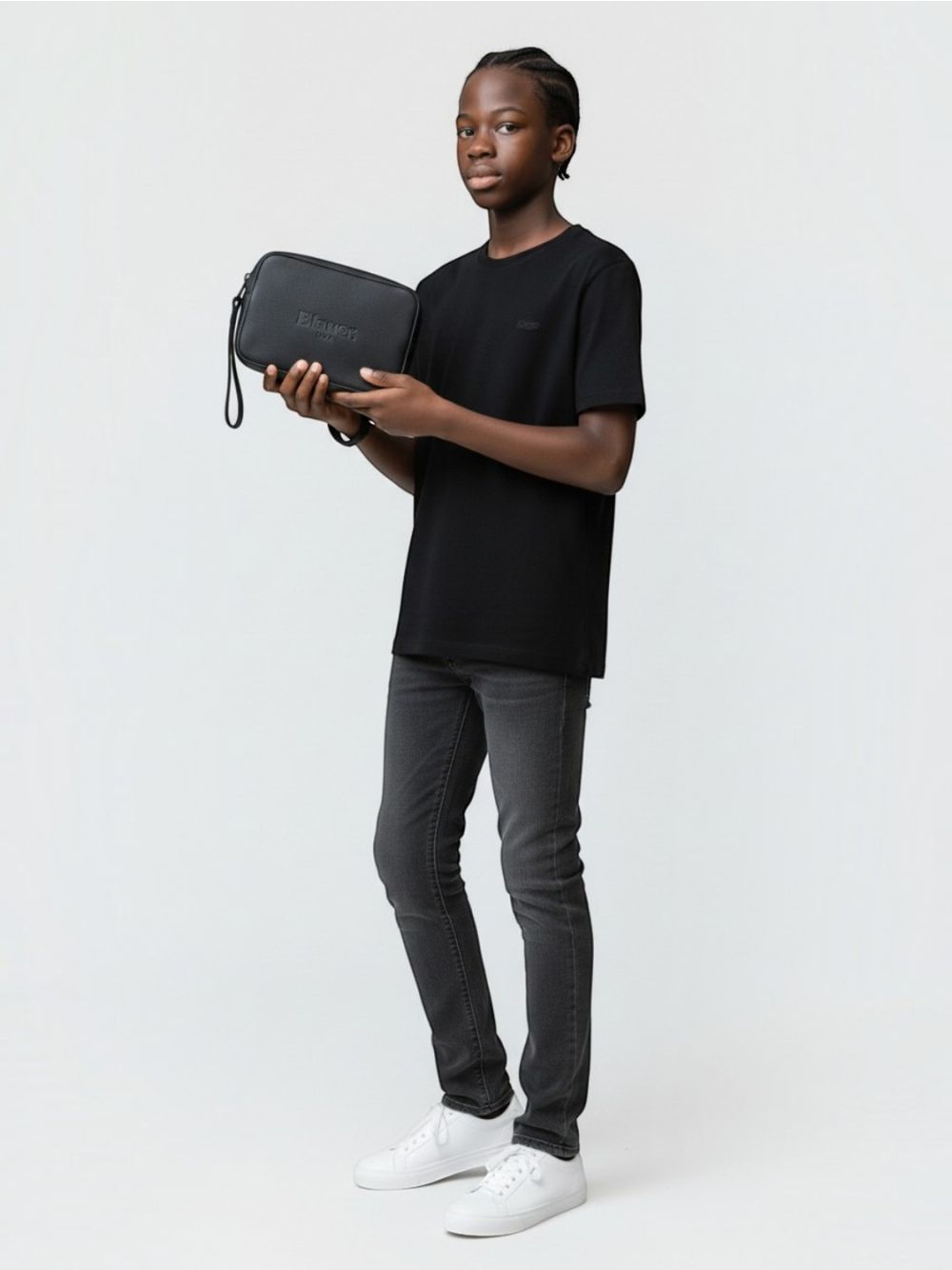 Borsa Pochette Blauer Uomo - Nero