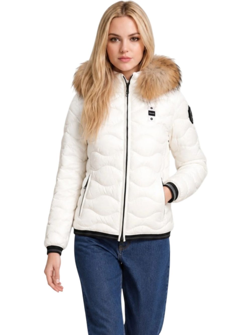 Piumino Blauer ALDIE Donna - Bianco