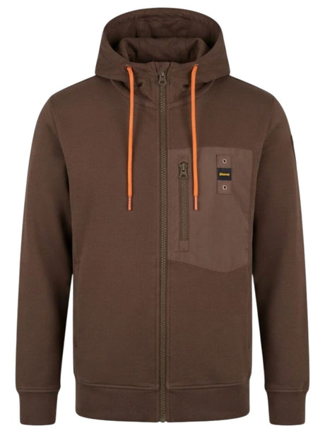 Felpa Blauer NEPTUNE Uomo - Marrone