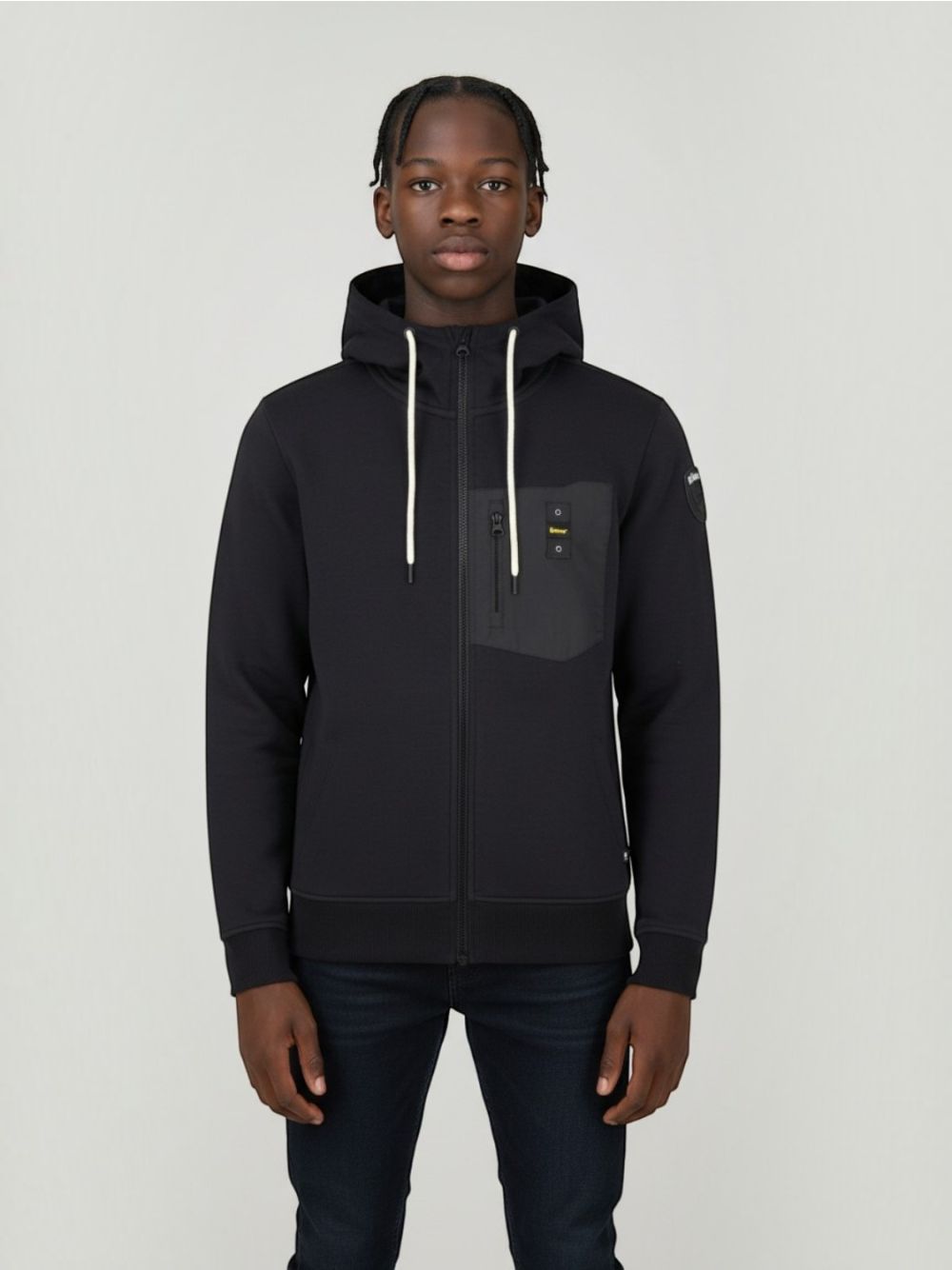 Felpa Blauer NEPTUNE Uomo - Nero