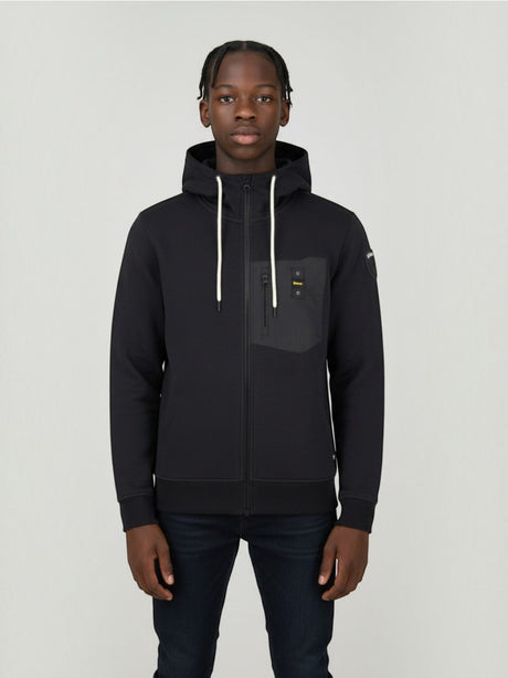 Felpa Blauer NEPTUNE Uomo - Nero