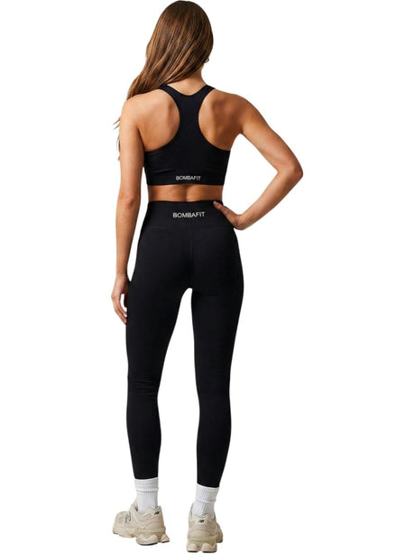 Leggings Bombafit Donna - Nero