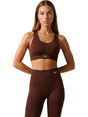 Top Bombafit Donna - Marrone