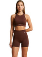 Top Bombafit Donna - Marrone