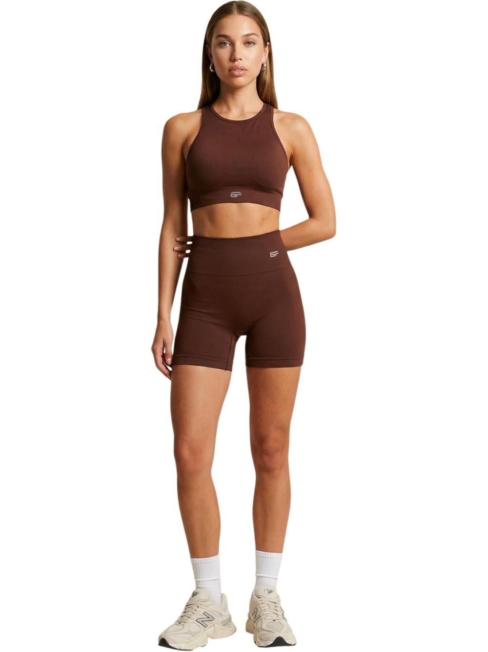 Top Bombafit Donna - Marrone