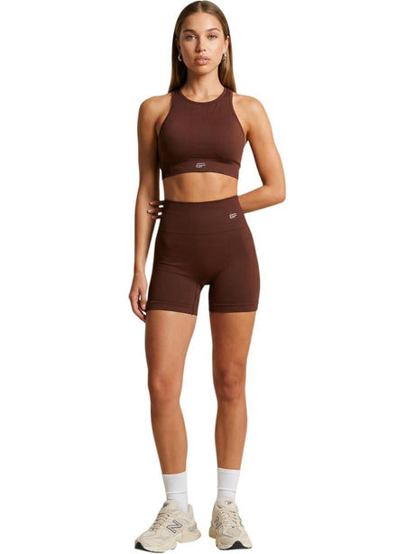 Top Bombafit Donna - Marrone