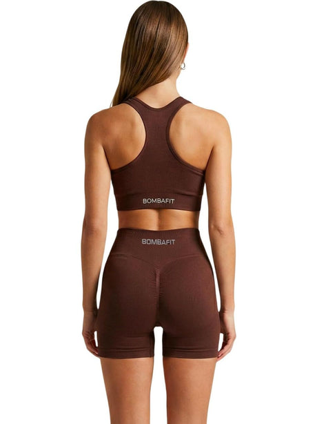Top Bombafit Donna - Marrone