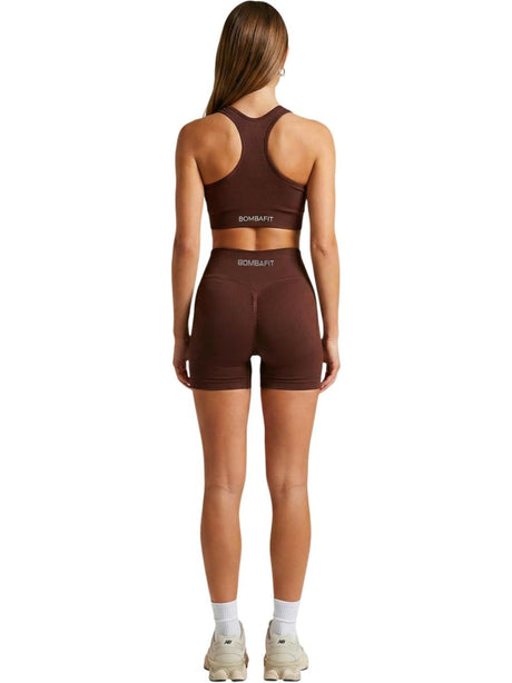 Top Bombafit Donna - Marrone