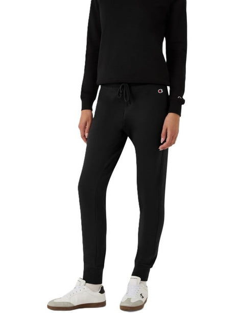 Pantalone Felpa Champion RIB CUFF Donna - Nero