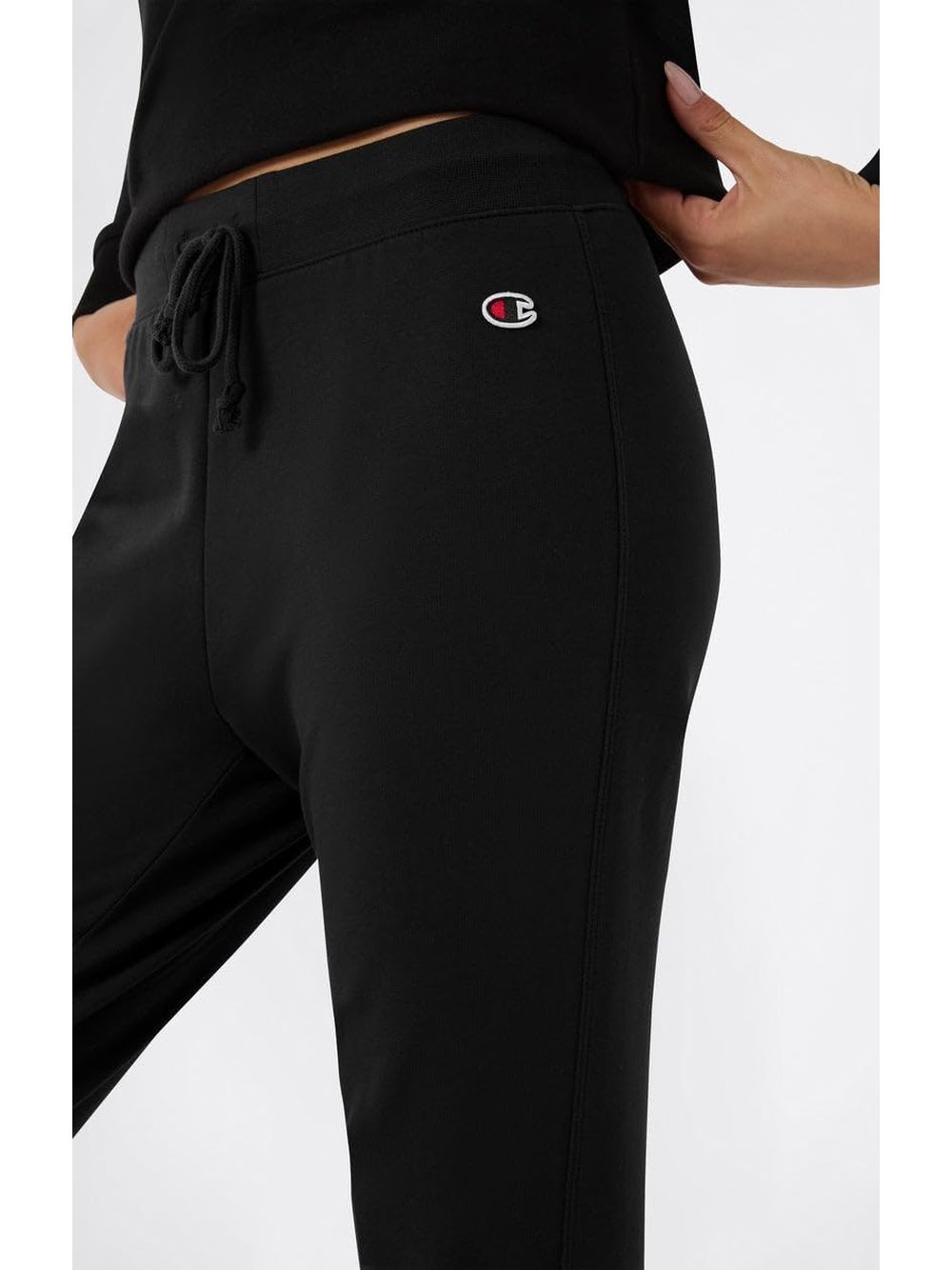Pantalone Felpa Champion RIB CUFF Donna - Nero