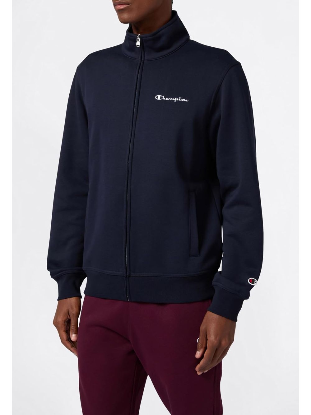 Felpa Champion FULL ZIP SWEATSHIRT Uomo - Blu