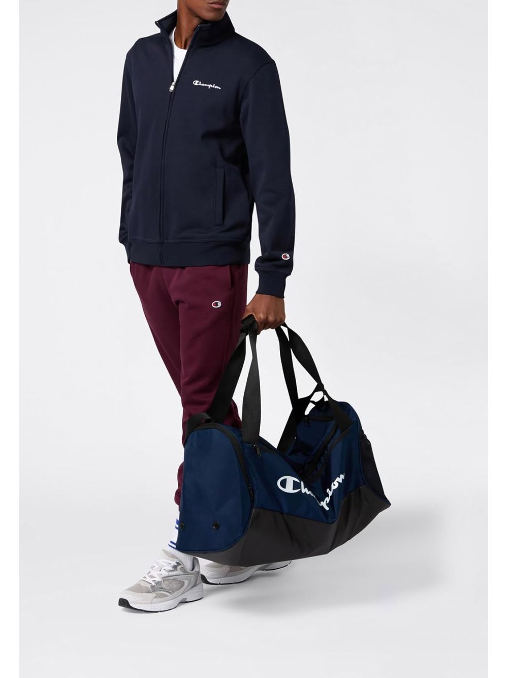 Felpa Champion FULL ZIP SWEATSHIRT Uomo - Blu