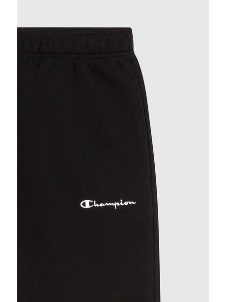 Pantalone Felpa Champion STRAIGHT HEM PANTS Uomo - Nero