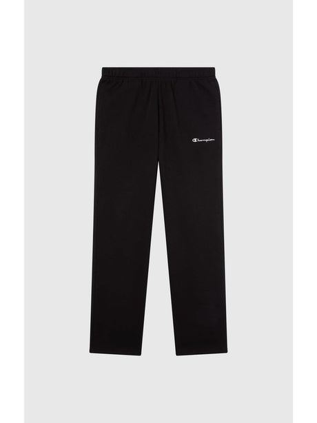 Pantalone Felpa Champion STRAIGHT HEM PANTS Uomo - Nero