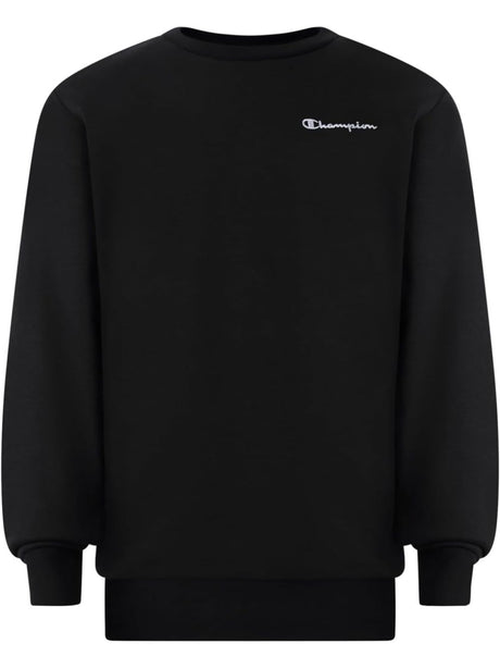 Felpa Champion CREWNECK SWEATSHIRT Bambino - Nero