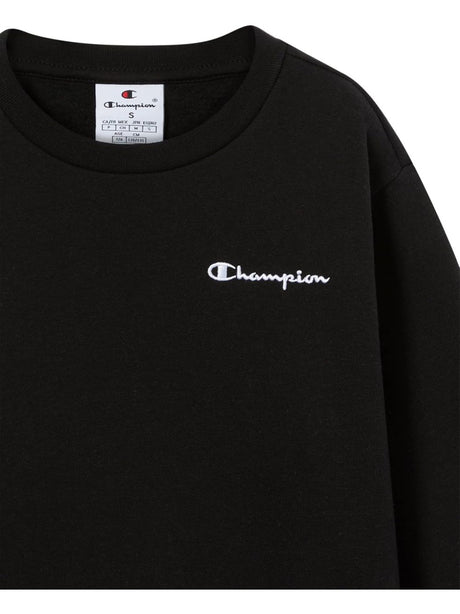 Felpa Champion CREWNECK SWEATSHIRT Bambino - Nero