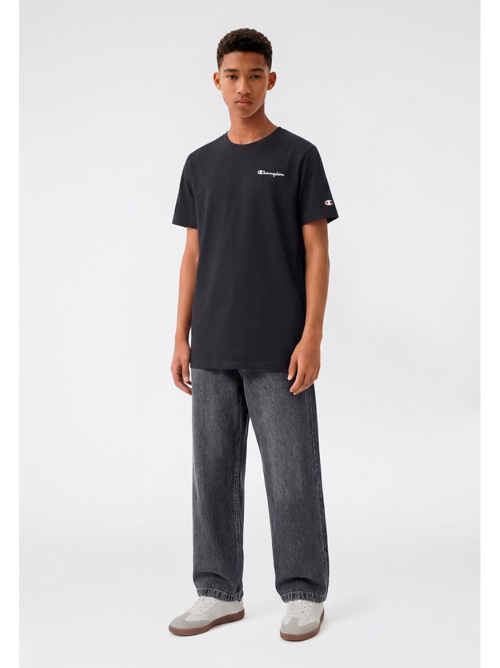 T-shirt Champion SHORT SLEEVE T-SHIRT Bambino - Nero