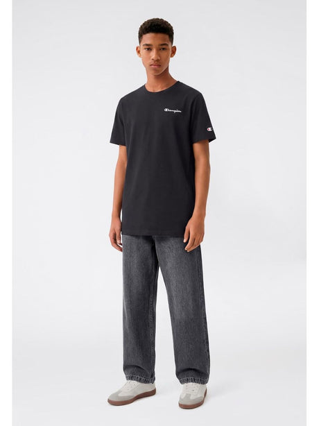 T-shirt Champion SHORT SLEEVE T-SHIRT Bambino - Nero