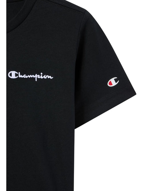 T-shirt Champion SHORT SLEEVE T-SHIRT Bambino - Nero