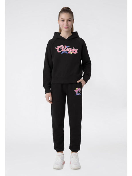 Pantalone Felpa Champion ELASTIC CUFF PANTS Bambina - Nero