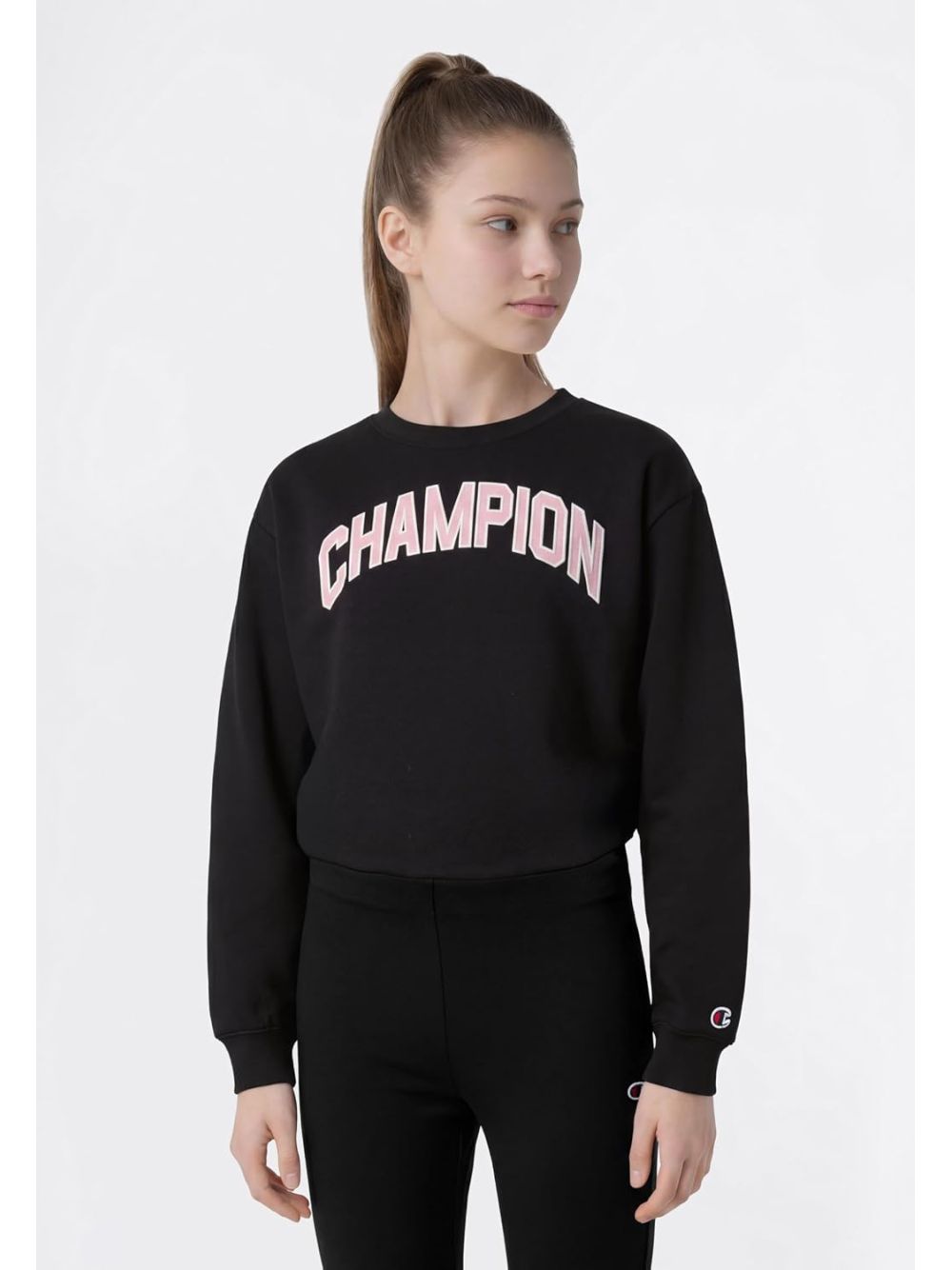 Tuta Sportiva Champion SWEATSUIT Bambina - Nero