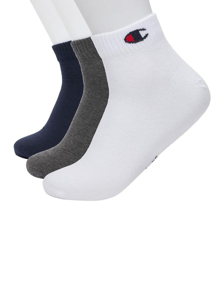 Calze Sportive Champion 3PK QUARTER SOCKS Unisex - Multicolore