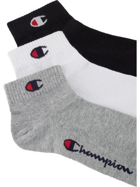 Calze Sportive Champion 3PK QUARTER SOCKS Unisex - Multicolore