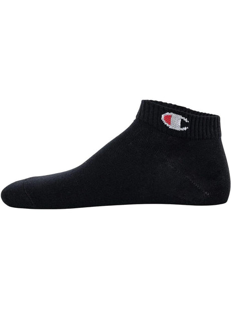 Calze Sportive Champion 3PK QUARTER SOCKS Unisex - Nero