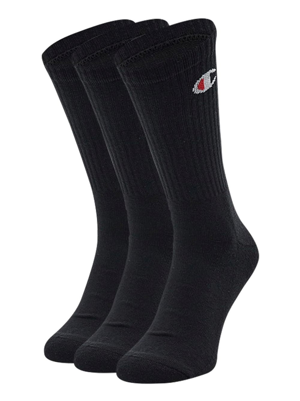 Calze Sportive Champion 3-PACK CREW SOCKS Unisex - Nero
