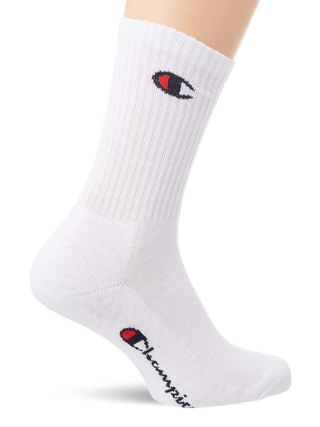 Calze Sportive Champion 3-PACK CREW SOCKS Unisex - Bianco