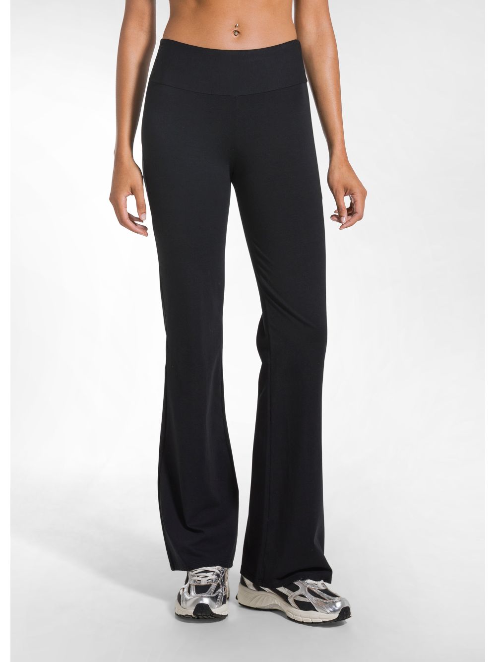 Pantalone Deha JERSEY STRETCH JAZZ PANTS Donna - Nero