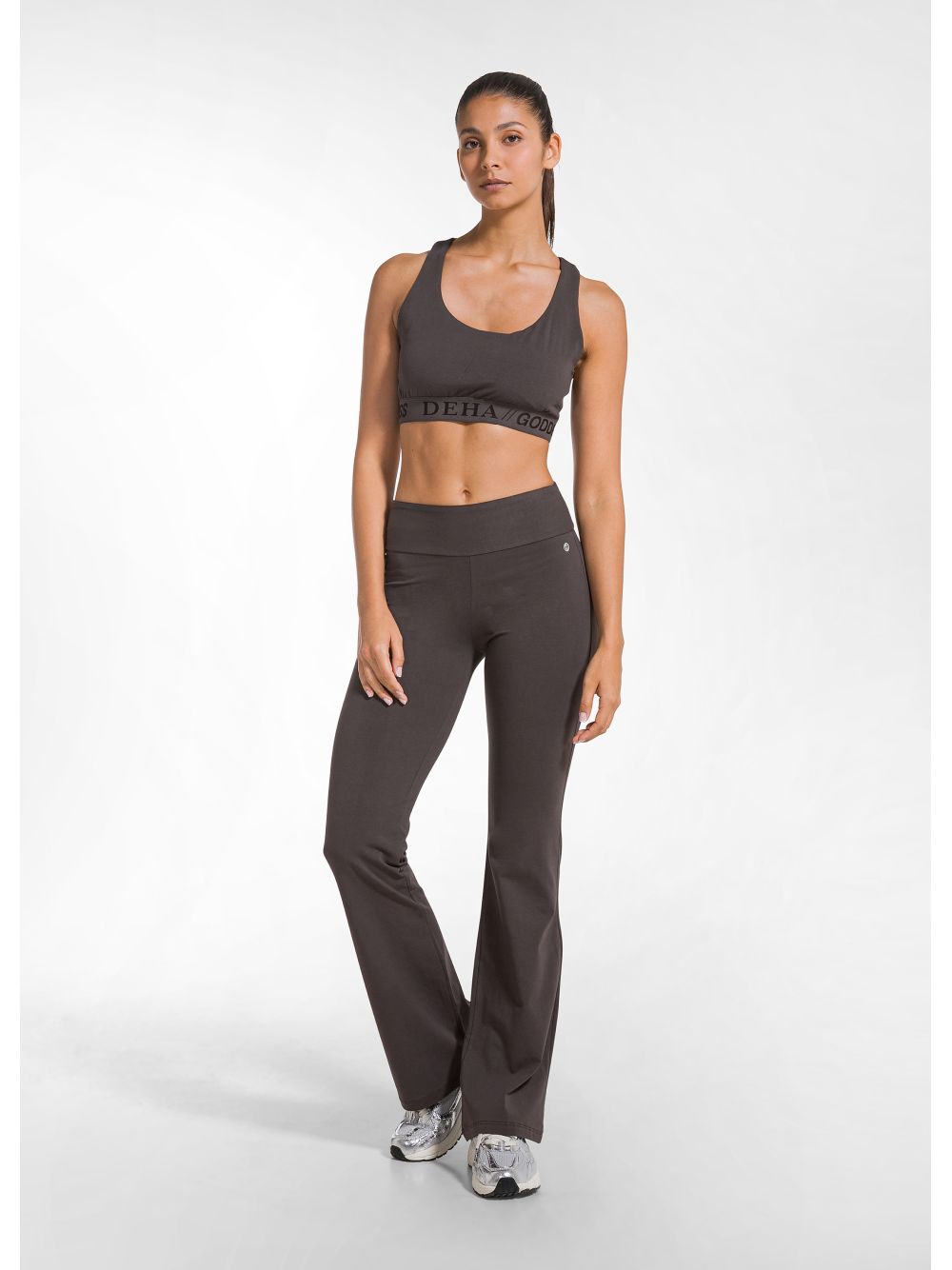 Pantalone Deha JERSEY STRETCH JAZZ PANTS Donna - Marrone