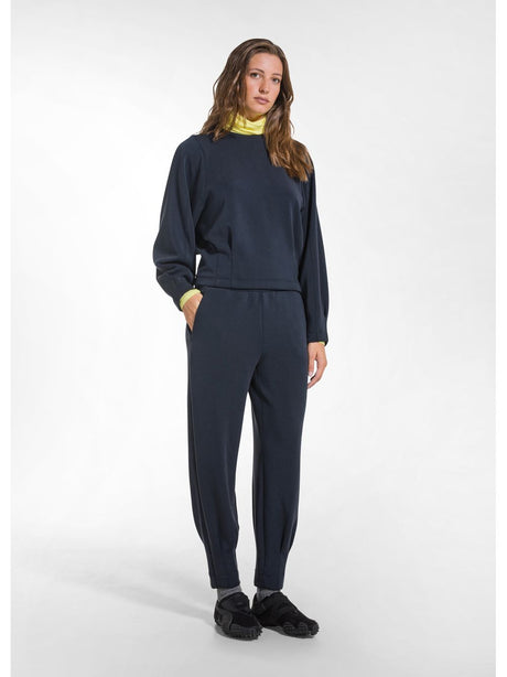 Felpa Deha SOFT TOUCH PLEATED SWEATSHIRT Donna - Nero Deha  Angolo dello Sport