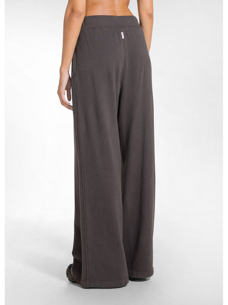 Pantalone Felpa Deha PLEATED WIDE SWEATPANTS Donna - Marrone Deha  Angolo dello Sport