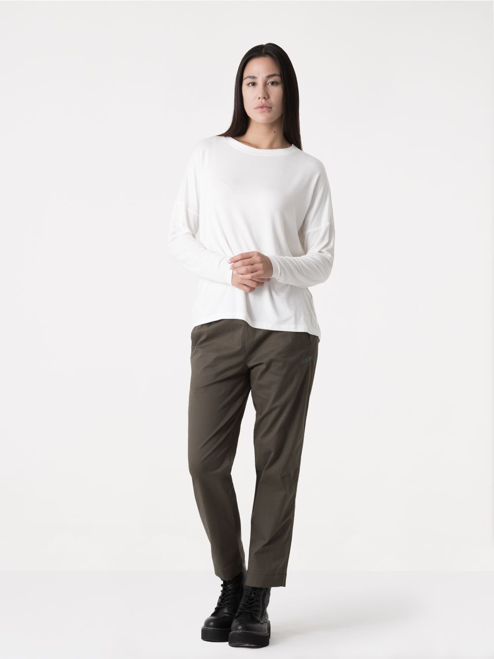 T-shirt Dimensione Danza l/s Donna - Bianco