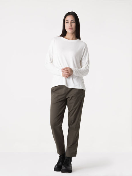 T-shirt Dimensione Danza l/s Donna - Bianco