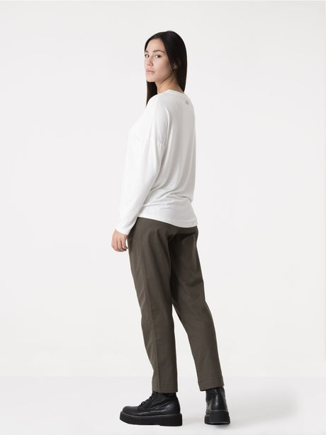 T-shirt Dimensione Danza l/s Donna - Bianco